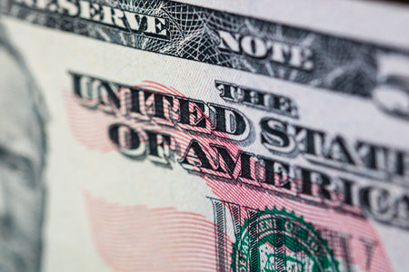 USD Currency Amidst American Inflation Challengesの写真素材