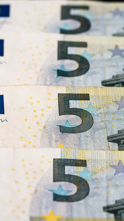 EURO currency. Europe inflation, EUR money. European Union currency