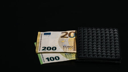 EURO currency. Europe inflation, EUR money. European Union currencyの写真素材