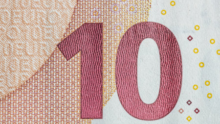 EURO currency. Europe inflation, EUR money. European Union currencyの写真素材