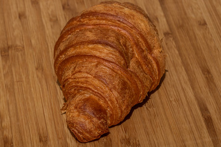 Delicious, fresh croissants. French breakfast conceptの写真素材
