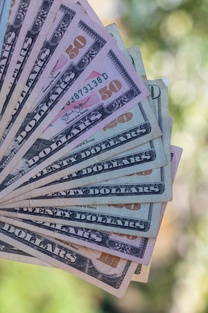 US Dollar Currency Banknote. USD Money Currencyの写真素材