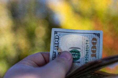 US Dollar Currency Banknote. USD Money Currencyの写真素材