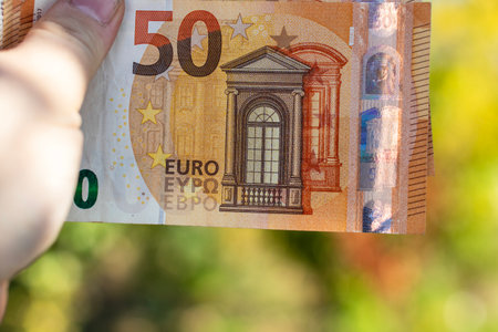 EURO Currency Banknote. EUR Money Currencyの写真素材