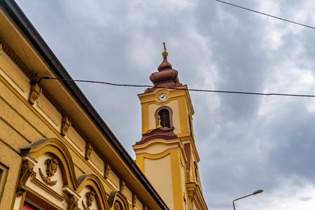 Orthodox Church in Lugoj, Romaniaの写真素材
