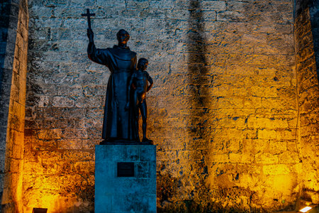Basilica of Saint Francis of Assisi or Convento de San Francisco de Asis in Old Havana, Cubaの写真素材