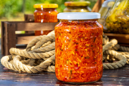 Canned vegetables for soup. Pickled veggies