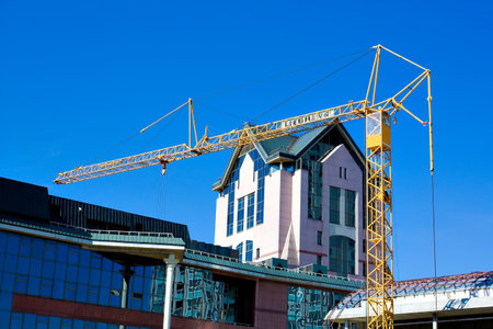 Construction of skyscrapers business center
