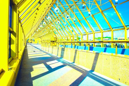 Subway station hall in Moscowの写真素材