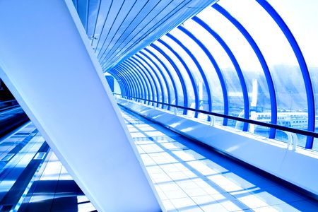 corridor in a modern hotelの写真素材