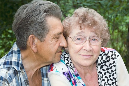 happy grandparentsの写真素材