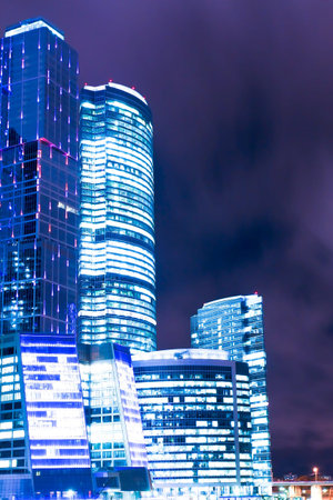 concept of economy growth like as glass construction developmentの写真素材