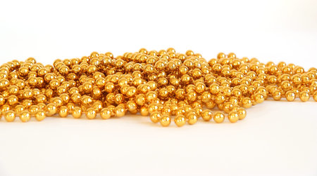 Christmas decoration on white backgroundの写真素材