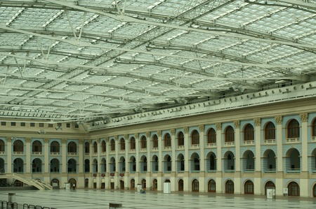 The interiors of Gostiny Dvor (Old Merchant Court), Moscow, Russiaのeditorial素材