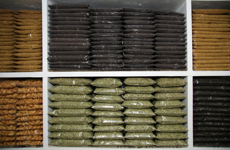 shop of exotic Indian spices