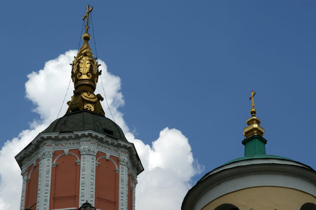 Menshikov Tower, the Church of Archangel Gabriel (1707) is a Baroque Russian Orthodox Church in...