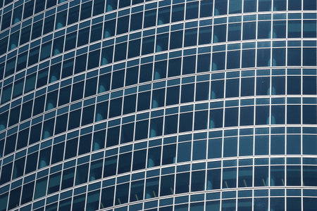 Window glass facade office building