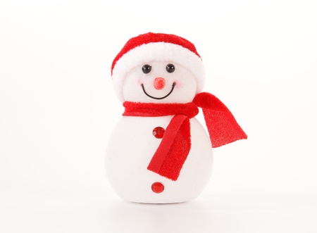 Glowing from within snowman  Christmas decorationの写真素材
