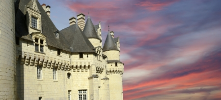 Usse Castle, Loire Valley, France --also known as Sleeping Beauty Castleのeditorial素材