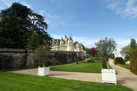 Usse Castle, Loire Valley, France --also known as Sleeping Beauty Castleのeditorial素材