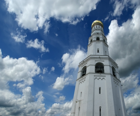 Ivan the Great Bell  Moscow Kremlin, Russia  UNESCO World Heritage Siteの写真素材