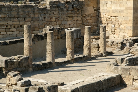 Ancient ruins of Kamiros, Rhodes - Greeceの写真素材