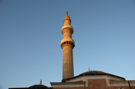 Mosque in Old Town, Rhodes, Greeceの写真素材