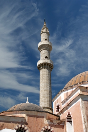 Mosque in Old Town, Rhodes, Greeceの写真素材
