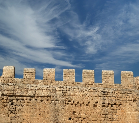 Linods Acropolis on Rhodos Ancient Archeological site, Greeceの写真素材