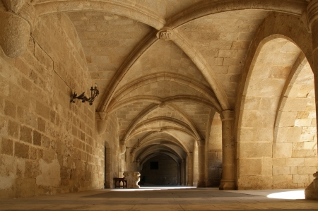 Rhodes Island, Greece, a symbol of Rhodes, of the famous Knights Grand Master Palace (also known as Castello) in the Medieval town of rhodes, a must-visit museum of Rhodes. のeditorial素材