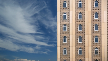 facade of a building in a traditional Arabic styleのeditorial素材