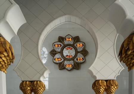 Abu Dhabi Sheikh Zayed White Mosque in UAEの写真素材