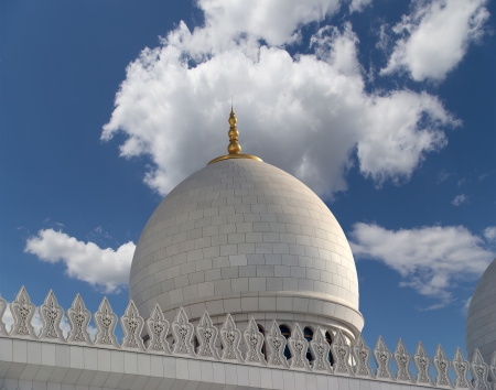 Abu Dhabi Sheikh Zayed White Mosque in UAEの写真素材