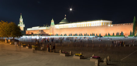 Moscow Kremlin by night, Russiaのeditorial素材