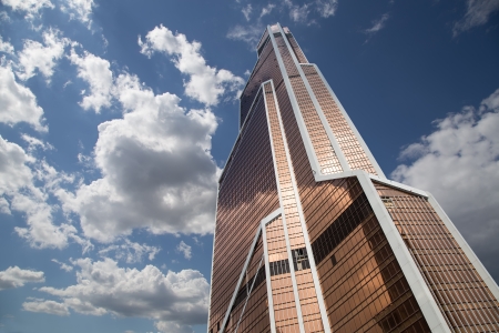 Skyscrapers of the International Business Center (City), Moscow, Russiaのeditorial素材