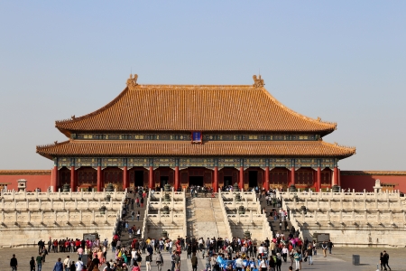 Forbidden City, Beijing, China -- was the Chinese imperial palace from the Ming Dynasty to the end of the Qing Dynastyのeditorial素材