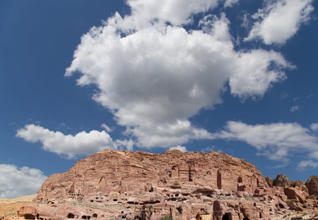 Petra, Jordan (panoramic view)-- it is a symbol of Jordan, as well as Jordan's most-visited tourist...
