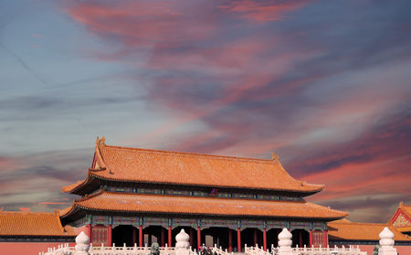 Forbidden City, Beijing, China -- was the Chinese imperial palace from the Ming Dynasty to the end of the Qing Dynastyのeditorial素材