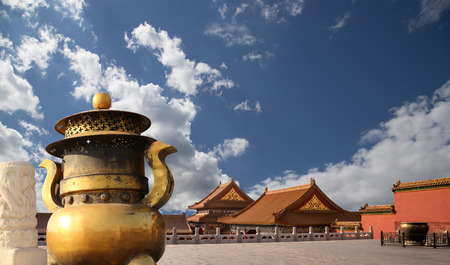 Forbidden City, Beijing, China -- was the Chinese imperial palace from the Ming Dynasty to the end of the Qing Dynastyのeditorial素材