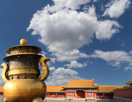 Forbidden City, Beijing, China -- was the Chinese imperial palace from the Ming Dynasty to the end of the Qing Dynastyのeditorial素材