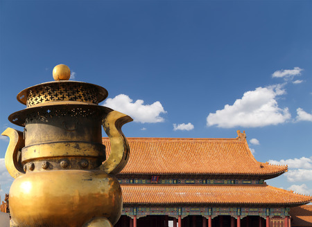 Forbidden City, Beijing, China -- was the Chinese imperial palace from the Ming Dynasty to the end of the Qing Dynastyのeditorial素材