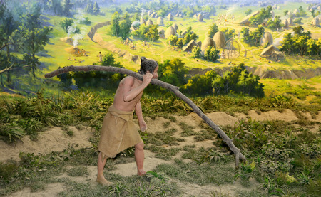 Banpo Museum -- is a museum in Xi'an(Xian, Sian), Shaanxi, China. のeditorial素材