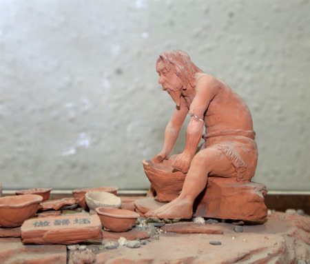 Banpo Museum -- is a museum in Xi'an(Xian, Sian), Shaanxi, China. のeditorial素材