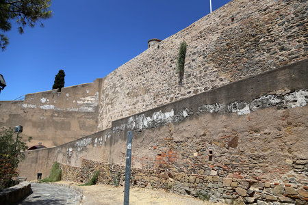 Gibralfaro Castle in Malaga, Andalusia, Spain. のeditorial素材
