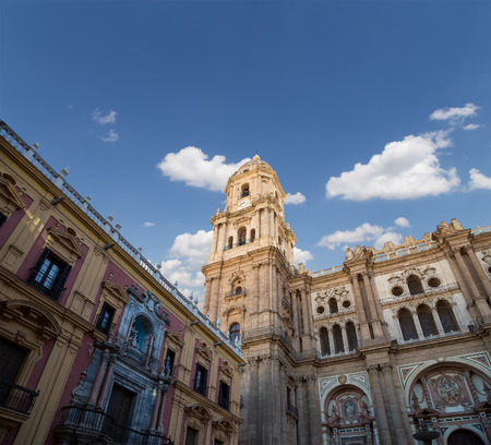 Cathedral of Malaga is a Renaissance church in the city of Malaga, Andalusia, southern Spain. It was constructed between 1528 and 1782; its interior is also in Renaissance styleの写真素材
