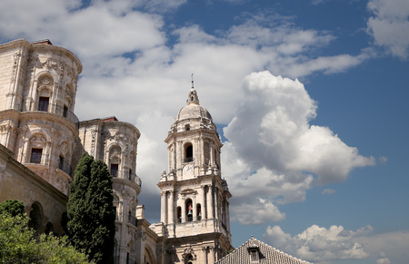 Cathedral of Malaga --is a Renaissance church in the city of Malaga, Andalusia, southern Spain. It was constructed between 1528 and 1782; its interior is also in Renaissance styleの写真素材