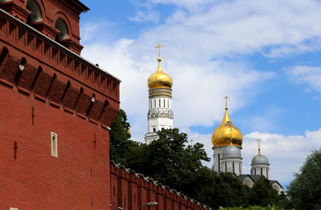 View of the Kremlin-- Russia, Moscow.