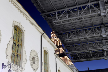 Kazansky railway terminal ( Kazansky vokzal) -- is one of nine railway terminals in Moscow, Russia. Construction of the modern building according to the design by architect Alexey Shchusev started in 1913 and ended in 1940のeditorial素材