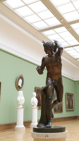 The State Tretyakov Gallery is an art gallery in Moscow, Russia, the foremost depository of Russian fine art in the world. Gallery's history starts in 1856. Hall of artist V.Vasnetsov. Collection - 130,000 exhibitsのeditorial素材