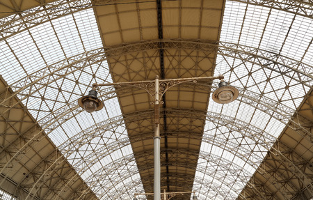 Kiyevskaya railway station  (Kiyevsky railway terminal,  Kievskiy vokzal) -- is one of the nine main railway stations of Moscow, Russiaのeditorial素材
